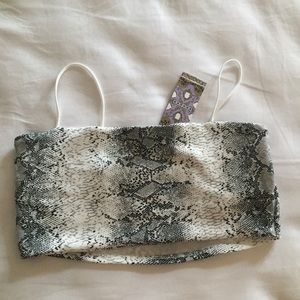 Thotty Snake Print Top and Bottom: Boohoo